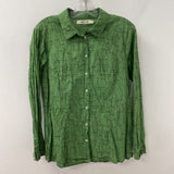NICE THINGS WOMEN'S BLOUSE/SHIRT green black S
