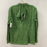 NICE THINGS WOMEN'S BLOUSE/SHIRT green black S