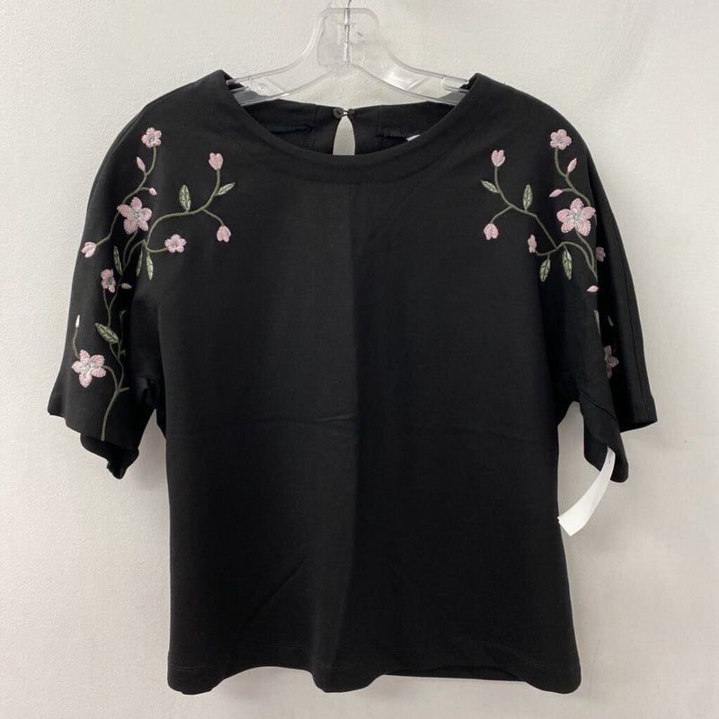 H&M WOMEN'S T-SHIRT black pink green S
