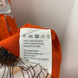 BARDOT WOMEN'S DRESS orange white black S