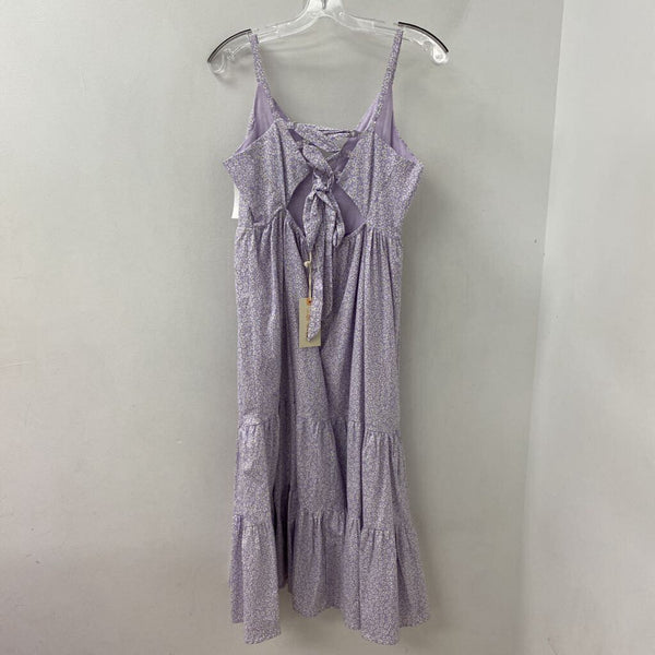 WOMEN'S DRESS lilac multi floral L