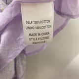 WOMEN'S DRESS lilac multi floral L