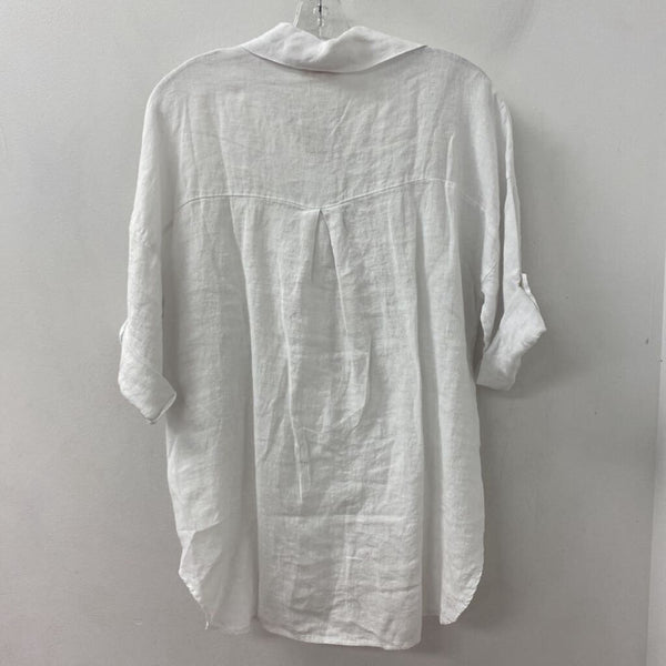made in Italy WOMEN'S BLOUSE/SHIRT white S/M