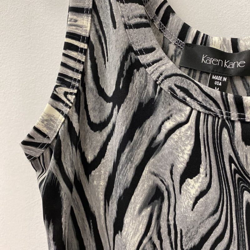 karen kane WOMEN'S DRESS black grey white M