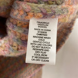 moon & madison WOMEN'S CARDIGAN multi pink green orange purple M