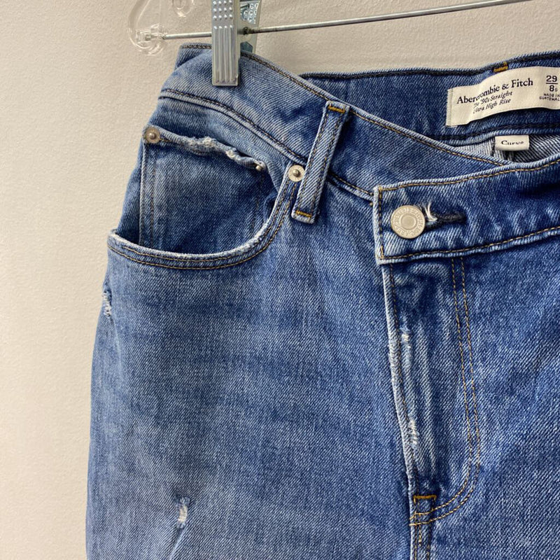 ABERCROMBIE & FITCH WOMEN'S JEANS blue 8/29