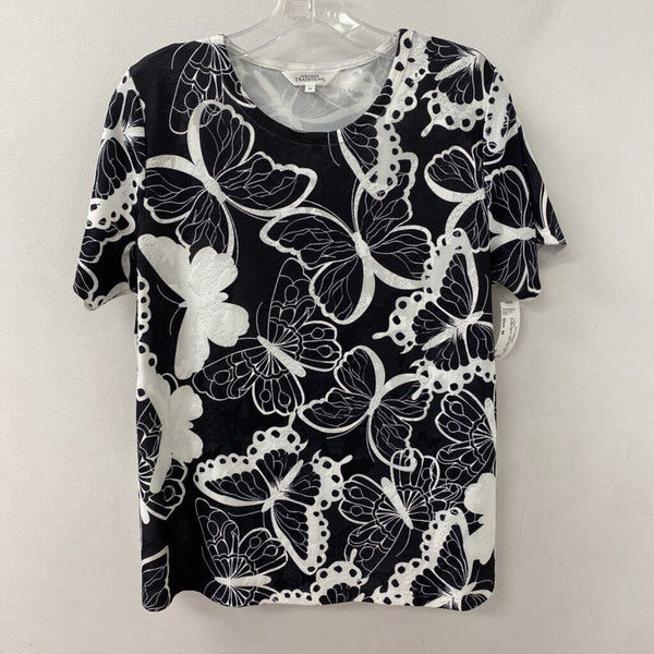Northern Traditions WOMEN'S T-SHIRT black white mix M