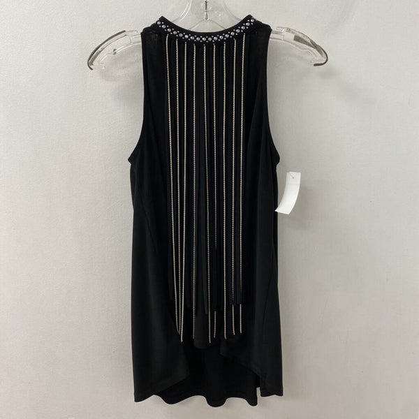 JOSEPH RIBKOFF WOMEN'S TOP black silver mix 8