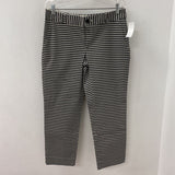 Banana Republic WOMEN'S PANTS black white geo 6