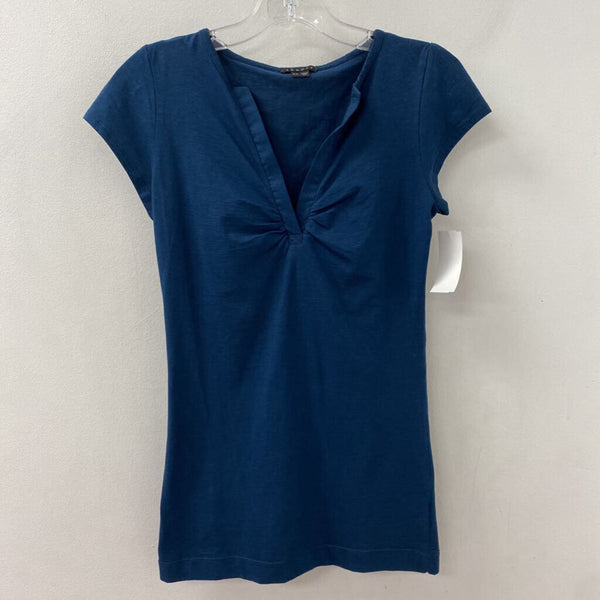 THEORY WOMEN'S TOP dark blue S