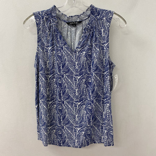 CHARLIE B WOMEN'S TOP navy white mix S
