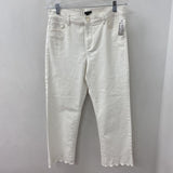 ANN TAYLOR WOMEN'S JEANS white 10P