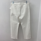 ANN TAYLOR WOMEN'S JEANS white 10P
