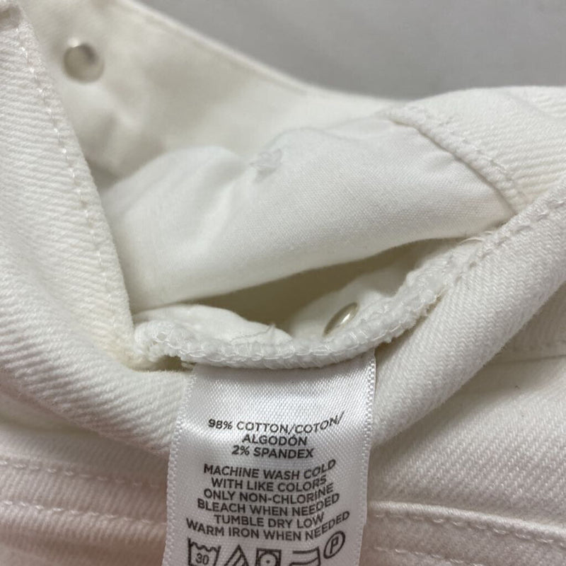 ANN TAYLOR WOMEN'S JEANS white 10P
