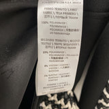 W les femmes WOMEN'S COAT black white mix XS/42