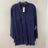 LOVE & LEGEND WOMEN'S PLUS TOP purple 26
