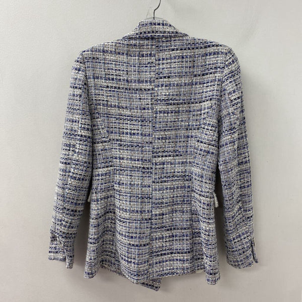 EVER NEW melbourne WOMEN'S BLAZER/JACKET blue white mix 2