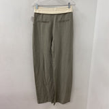 ZARA WOMEN'S PANTS grey cream mix S