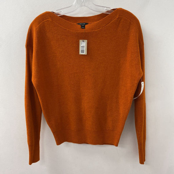 RW&CO WOMEN'S SWEATER orange XXS