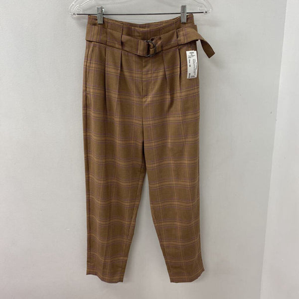 Banana Republic WOMEN'S PANTS tan purple mix 2R