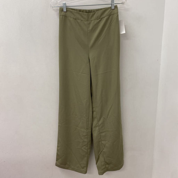 OAK + FORT WOMEN'S PANTS moss green XS
