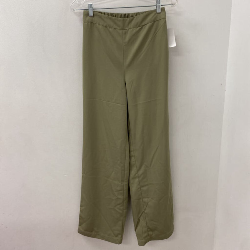 OAK + FORT WOMEN'S PANTS moss green XS