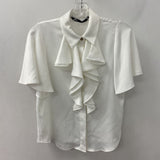 ZARA WOMEN'S BLOUSE/SHIRT white XS
