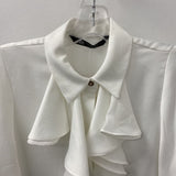ZARA WOMEN'S BLOUSE/SHIRT white XS