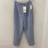 ZARA WOMEN'S PANTS powder blue S