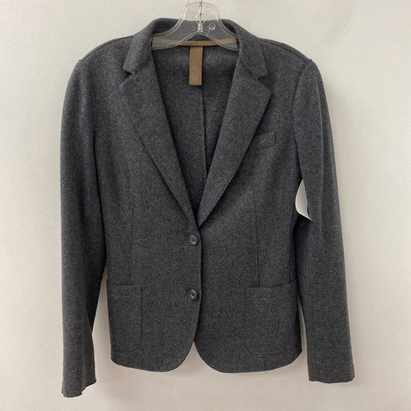 ELEVENTY first class WOMEN'S BLAZER/JACKET grey brown 42/s-m
