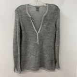 ANN TAYLOR WOMEN'S SWEATER silver grey S