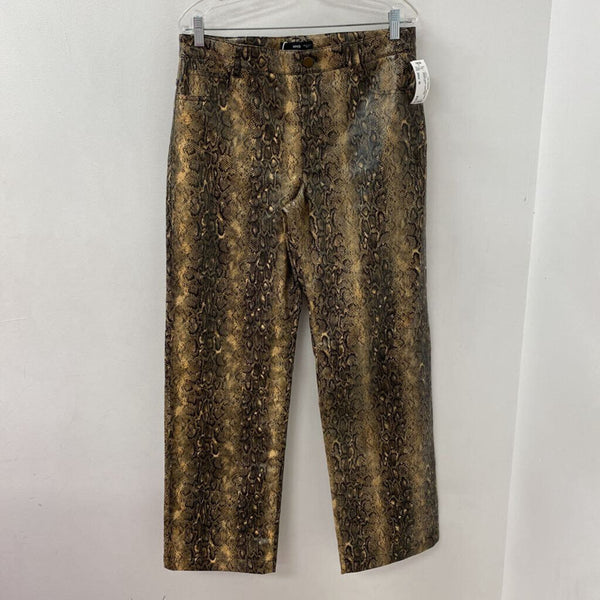 MANGO/MNG WOMEN'S PANTS black beige 10