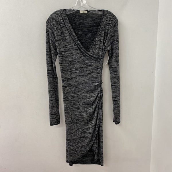 WILFRED WOMEN'S DRESS charcoal black mix S