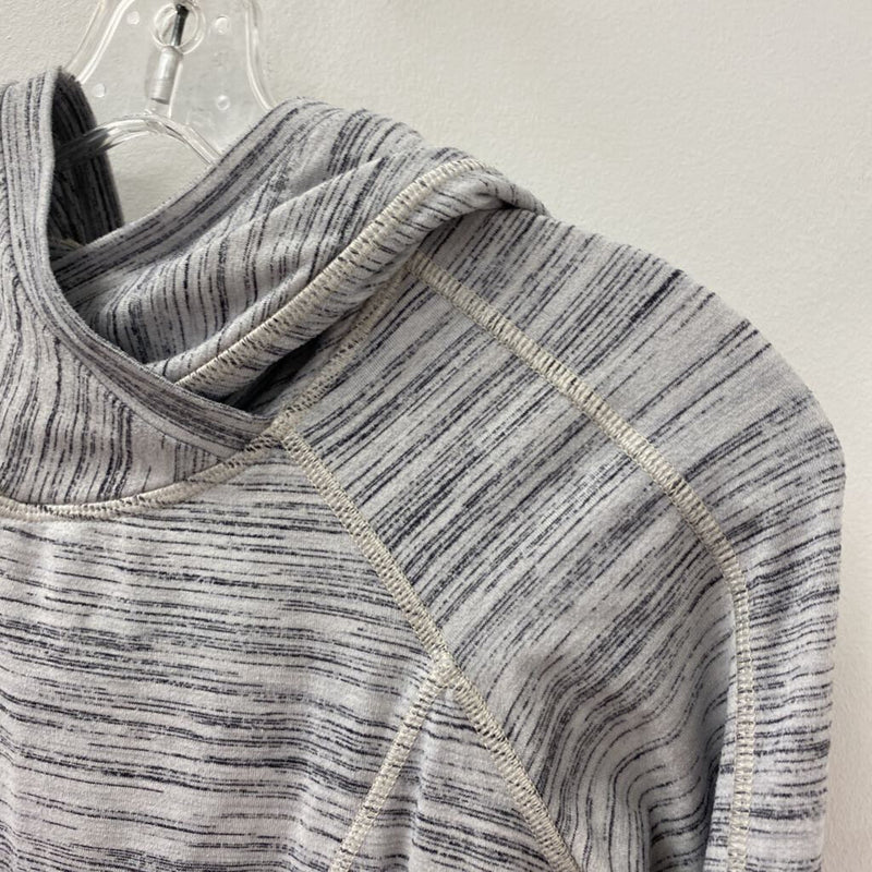 LULULEMON WOMEN'S ACTIVE TOP grey black mix 4