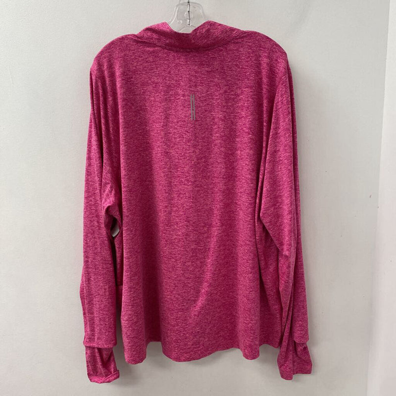 NIKE WOMEN'S PLUS TOP pink marled 3X