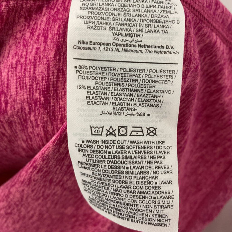 NIKE WOMEN'S PLUS TOP pink marled 3X
