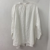 EILEEN FISHER WOMEN'S PLUS TOP white 3X