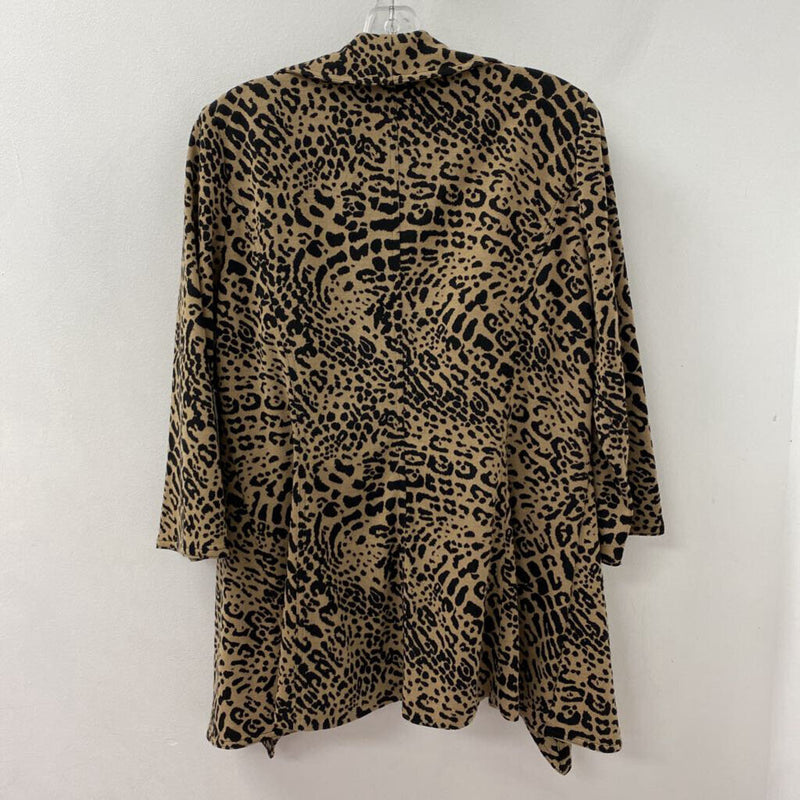 CALVIN KLEIN WOMEN'S BLAZER/JACKET leopard print 10