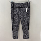 LULULEMON WOMEN'S ACTIVE BOTTOM black white grey mix 8
