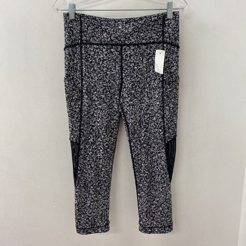 LULULEMON WOMEN'S ACTIVE BOTTOM black white grey mix 8