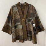 WOMEN'S PLUS OUTERWEAR brown black XXL