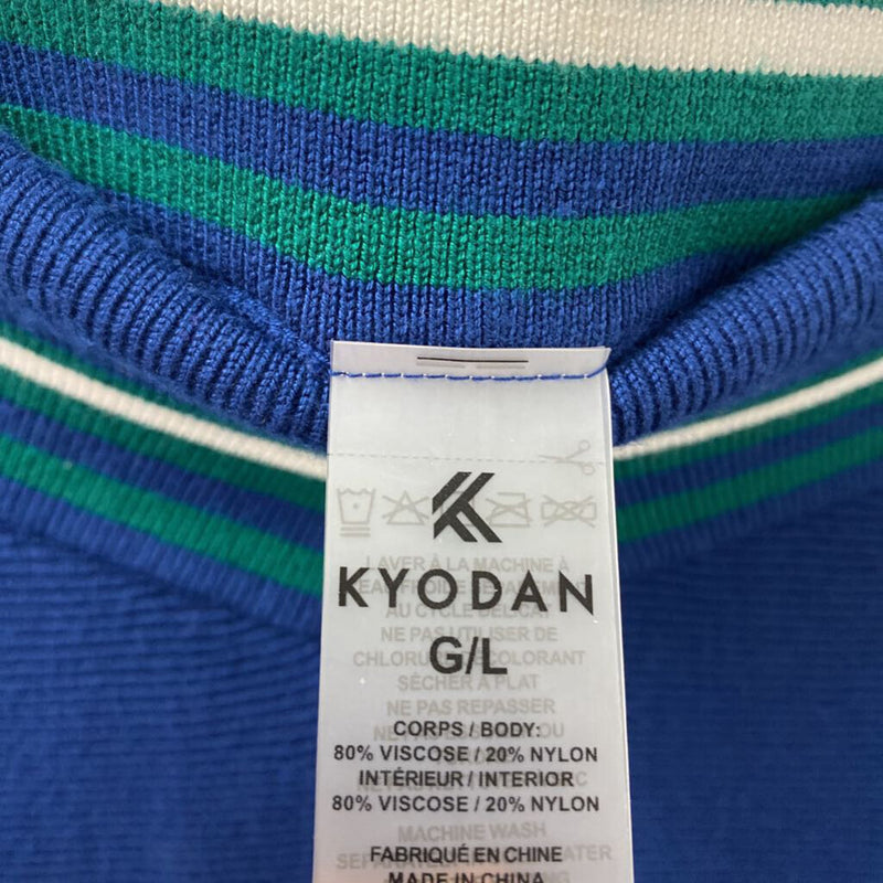 KYODAN WOMEN'S ACTIVE BOTTOM navy green white L
