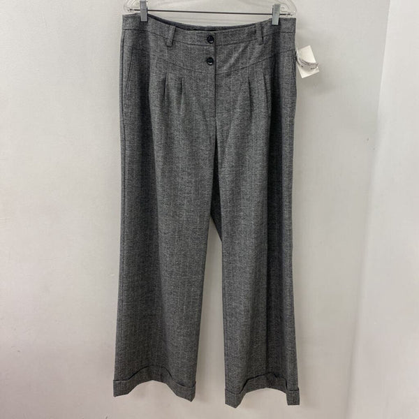 KARL LAGERFELD WOMEN'S PANTS grey white 14