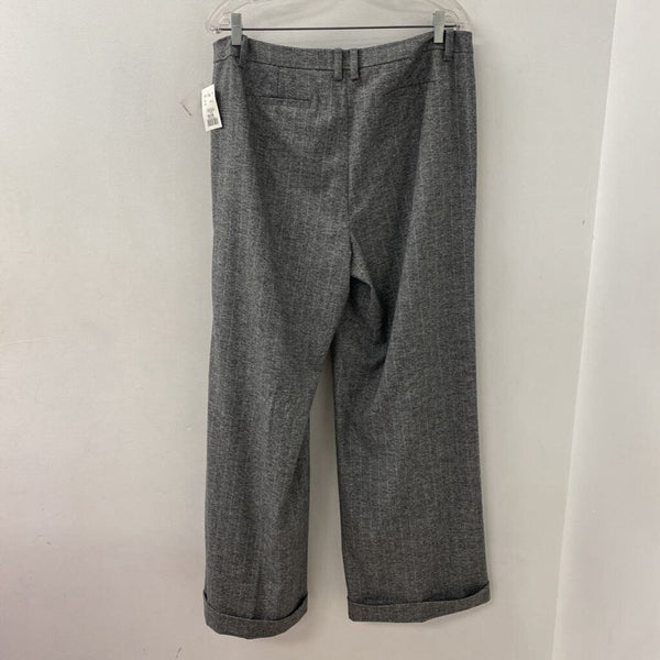 KARL LAGERFELD WOMEN'S PANTS grey white 14