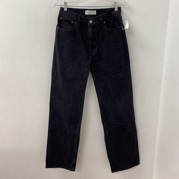 ABERCROMBIE & FITCH WOMEN'S JEANS black 4L