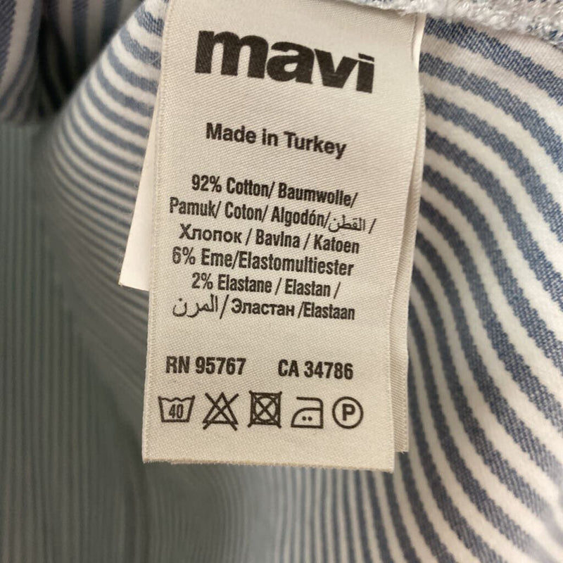 MAVI WOMEN'S DRESS white blue M