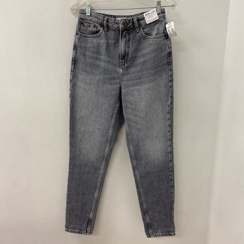 TOPSHOP WOMEN'S JEANS grey S/28
