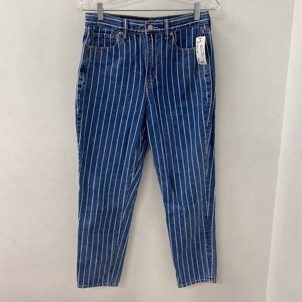 AMERICAN EAGLE WOMEN'S JEANS blue white S/6