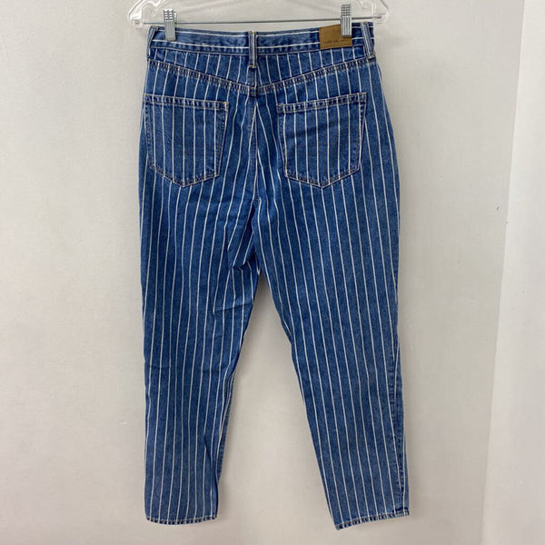 AMERICAN EAGLE WOMEN'S JEANS blue white S/6