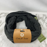 man of aron WOMEN'S SCARF/SHAWL grey
